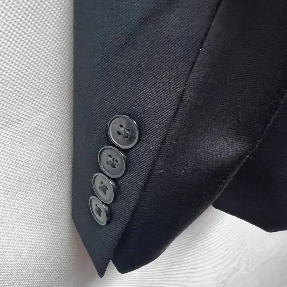 Calvin klein 100% Wool Slim Fit Men's Black Blazer Size 40S